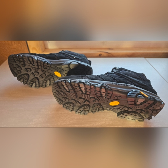 NEW - Men's Merrell size 10.5W MOAB 3 MID in Black Night J036561W Hiking Shoe - Picture 4 of 9